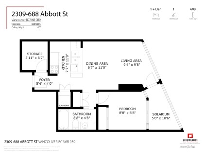 Photo 2 at 2309 - 688 Abbott Street, Downtown VW, Vancouver West