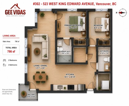 Photo 37 at 302 - 523 W King Edward Avenue, Cambie, Vancouver West