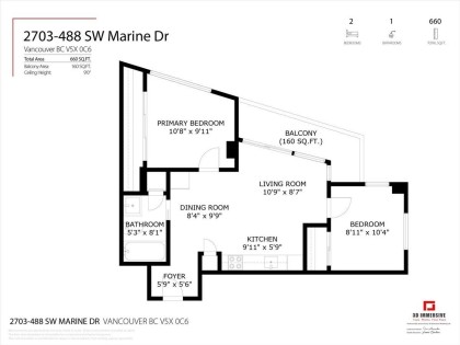 Photo 23 at 2703 - 488 Sw Marine Drive, Marpole, Vancouver West