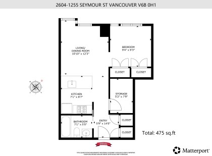 Photo 18 at 2604 - 1255 Seymour Street, Downtown VW, Vancouver West