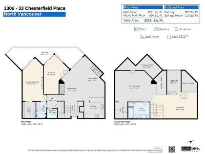 Photo 3 at 1306 - 33 Chesterfield Place, Lower Lonsdale, North Vancouver