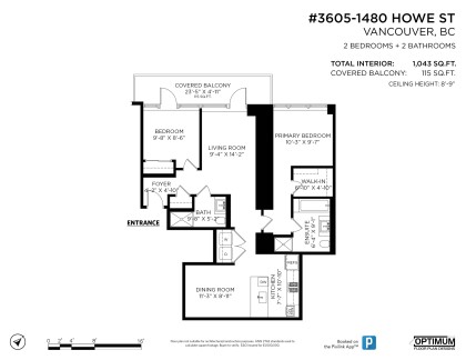 Photo 40 at 3605 - 1480 Howe Street, Yaletown, Vancouver West
