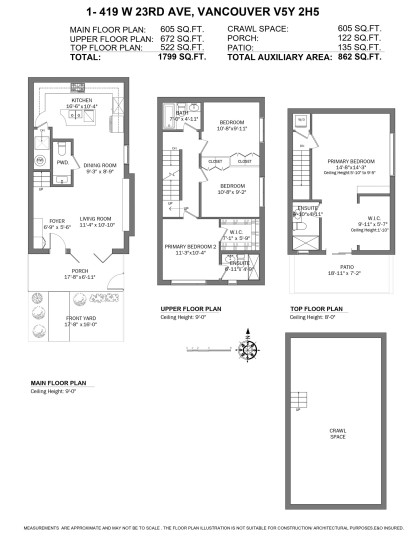 Photo 35 at 1 - 419 W 23rd Avenue, Cambie, Vancouver West