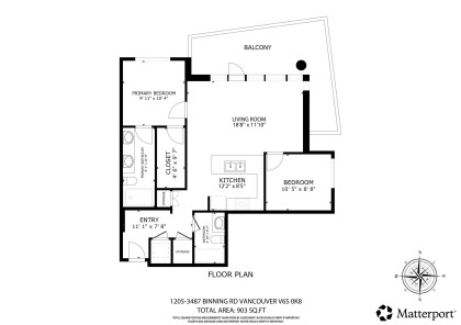 Photo 3 at 1205 - 3487 Binning Road, University VW, Vancouver West