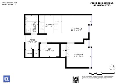 Photo 3 at 2204 - 1255 Seymour Street, Downtown VW, Vancouver West