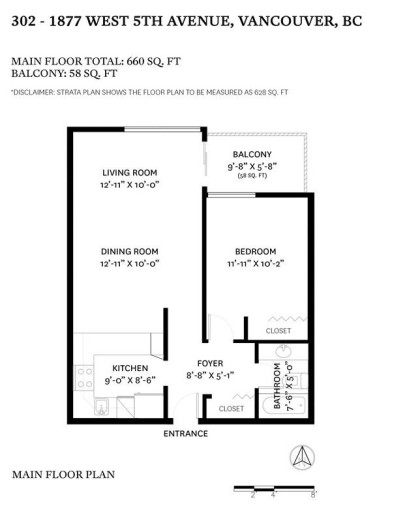 Photo 14 at 302 - 1877 W 5th Avenue, Kitsilano, Vancouver West