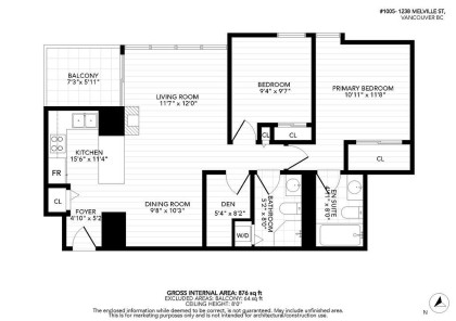 Photo 33 at 1005 - 1238 Melville Street, Coal Harbour, Vancouver West