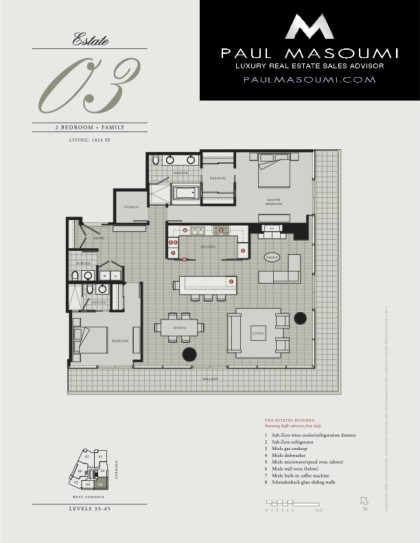 Photo 15 at 4203 - 1011 W Cordova Street, Coal Harbour, Vancouver West