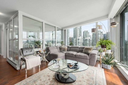 Photo 1 at 1201 - 1228 Marinaside Crescent, Yaletown, Vancouver West