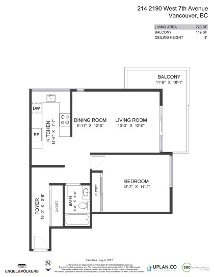 Photo 21 at 214 - 2190 W 7th Avenue, Kitsilano, Vancouver West