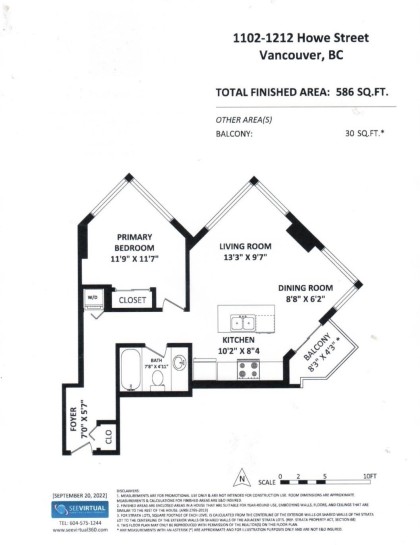 Photo 14 at 1102 - 1212 Howe Street, Downtown VW, Vancouver West