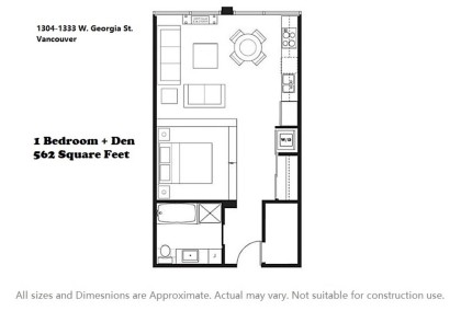 Photo 16 at 1304 - 1333 W Georgia Street, Coal Harbour, Vancouver West