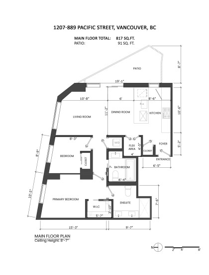Photo 6 at 1207 - 889 Pacific Street, Downtown VW, Vancouver West