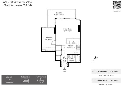 Photo 31 at 901 - 175 Victory Ship Way, Lower Lonsdale, North Vancouver