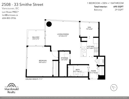 Photo 33 at 2508 - 33 Smithe Street, Yaletown, Vancouver West