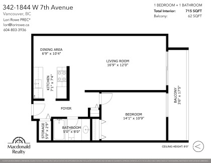 Photo 18 at 342 - 1844 W 7th Avenue, Kitsilano, Vancouver West