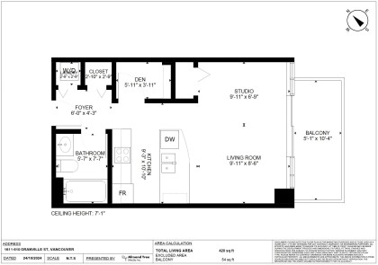 Photo 11 at 1611 - 610 Granville Street, Downtown VW, Vancouver West