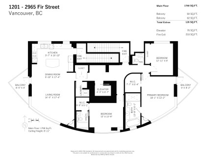 Photo 2 at 1201 - 2965 Fir Street, Fairview VW, Vancouver West