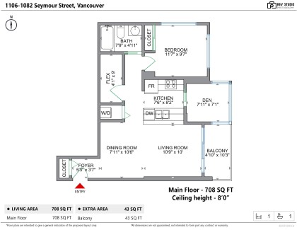 Photo 36 at 1106 - 1082 Seymour Street, Downtown VW, Vancouver West