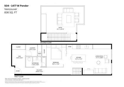 Photo 40 at 504 - 1477 W Pender Street, Coal Harbour, Vancouver West