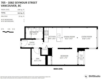 Photo 24 at 705 - 1082 Seymour Street, Downtown VW, Vancouver West