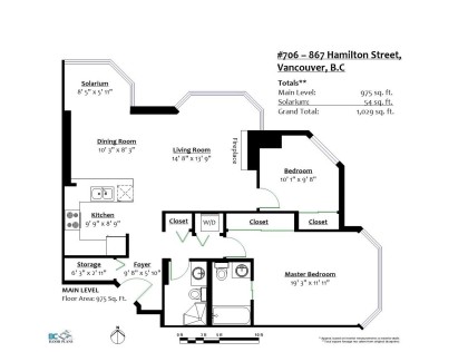 Photo 21 at 706 - 867 Hamilton Street, Downtown VW, Vancouver West