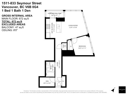 Photo 19 at 1511 - 833 Seymour Street, Downtown VW, Vancouver West