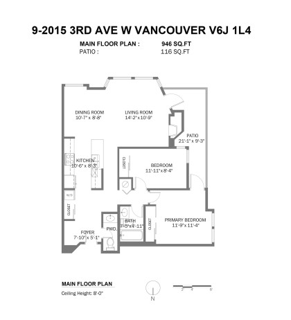 Photo 8 at 9 - 2015 W 3rd Avenue, Kitsilano, Vancouver West