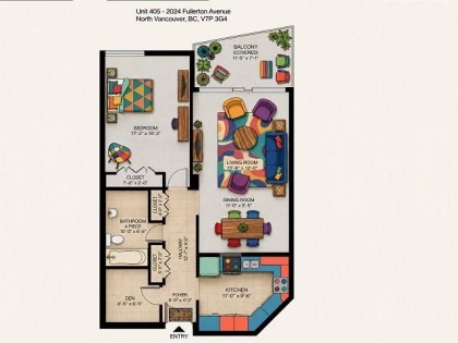 Photo 5 at 405 - 2024 Fullerton Avenue, Pemberton NV, North Vancouver