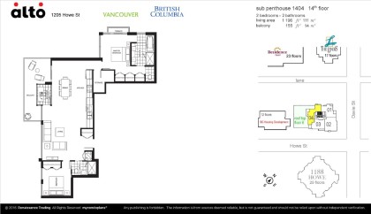 Photo 26 at 1404 - 1205 Howe Street, Downtown VW, Vancouver West