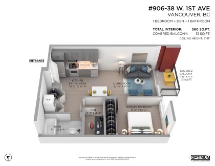 Photo 29 at 906 - 38 W 1st Avenue, False Creek, Vancouver West