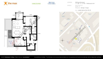 Photo 17 at 3008 - 939 Expo Boulevard, Yaletown, Vancouver West