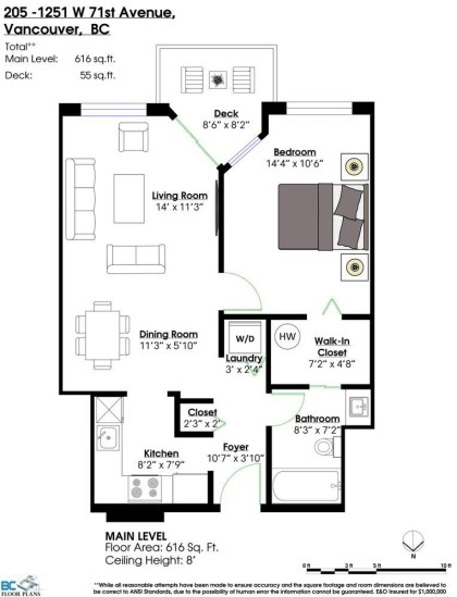 Photo 19 at 205 - 1251 W 71st Avenue, Marpole, Vancouver West