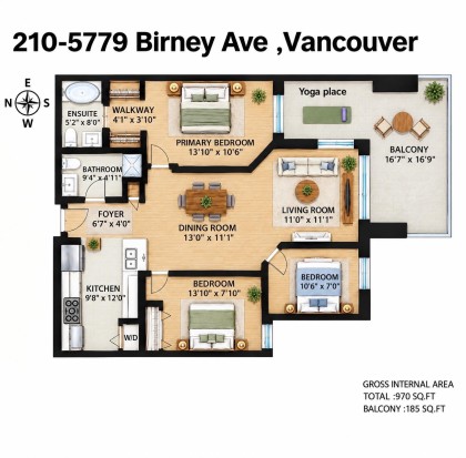 Photo 27 at 210 - 5779 Birney Avenue, University VW, Vancouver West