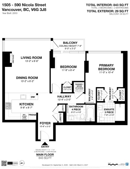 Photo 33 at 1505 - 590 Nicola Street, Coal Harbour, Vancouver West