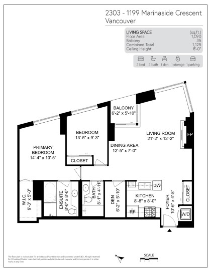 Photo 27 at 2303 - 1199 Marinaside Crescent, Yaletown, Vancouver West