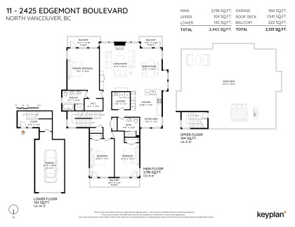Photo 2 at 11 - 2425 Edgemont Boulevard, Mosquito Creek, North Vancouver