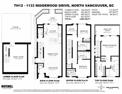Photo 7 at 12 - 1133 Ridgewood Drive, Edgemont, North Vancouver