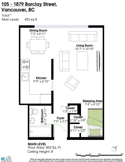 Photo 18 at 105 - 1879 Barclay Street, West End VW, Vancouver West