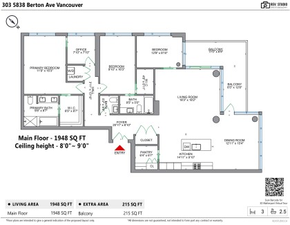 Photo 37 at 303 - 5838 Berton Avenue, University VW, Vancouver West