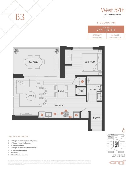 Photo 7 at 1306 - 688 W 57th Avenue, South Cambie, Vancouver West