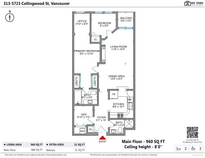 Photo 7 at 313 - 5723 Collingwood Street, Southlands, Vancouver West