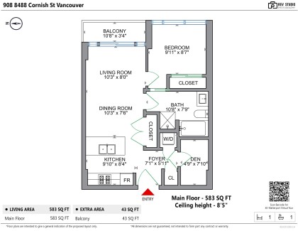 Photo 17 at 908 - 8488 Cornish Street, S.W. Marine, Vancouver West