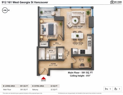 Photo 23 at 912 - 161 W Georgia Street, Downtown VW, Vancouver West