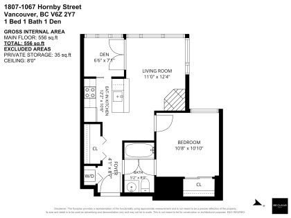 Photo 2 at 1807 - 1068 Hornby Street, Downtown VW, Vancouver West