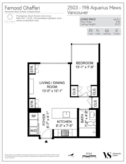 Photo 25 at 2503 - 198 Aquarius Mews, Yaletown, Vancouver West