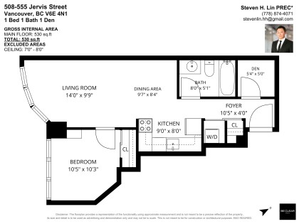 Photo 26 at 508 - 555 Jervis Street, Coal Harbour, Vancouver West