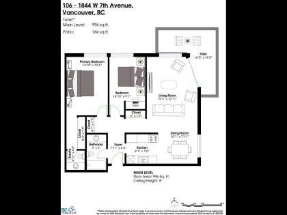 Photo 25 at 106 - 1844 W 7th Avenue, Kitsilano, Vancouver West