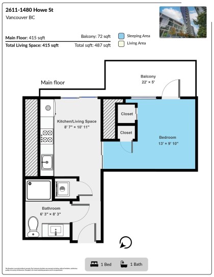 Photo 34 at 2611 - 1480 Howe Street, Yaletown, Vancouver West