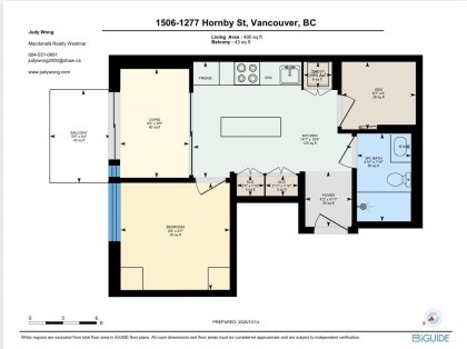 Photo 4 at 1506 - 1277 Hornby Street, Downtown VW, Vancouver West